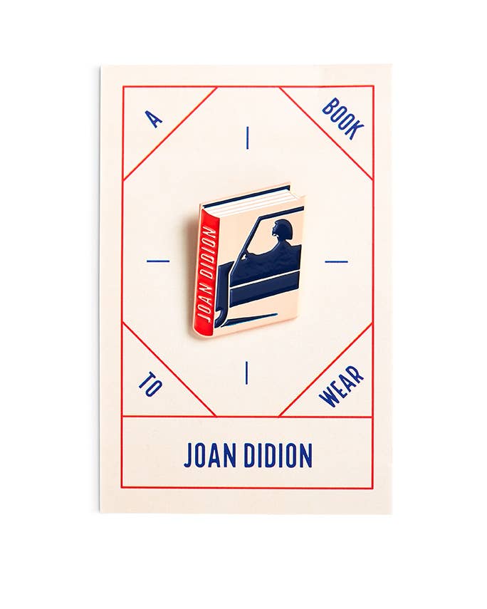 Judy Kaufmann - Wholesale Lapel Pin/Button - Joan Didion Enamel Pin for Bookshops1