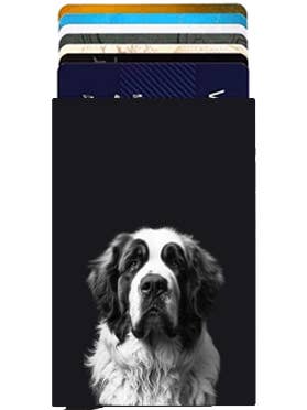 Saint Bernard Wallet for wholesale by Etched Wallet Art