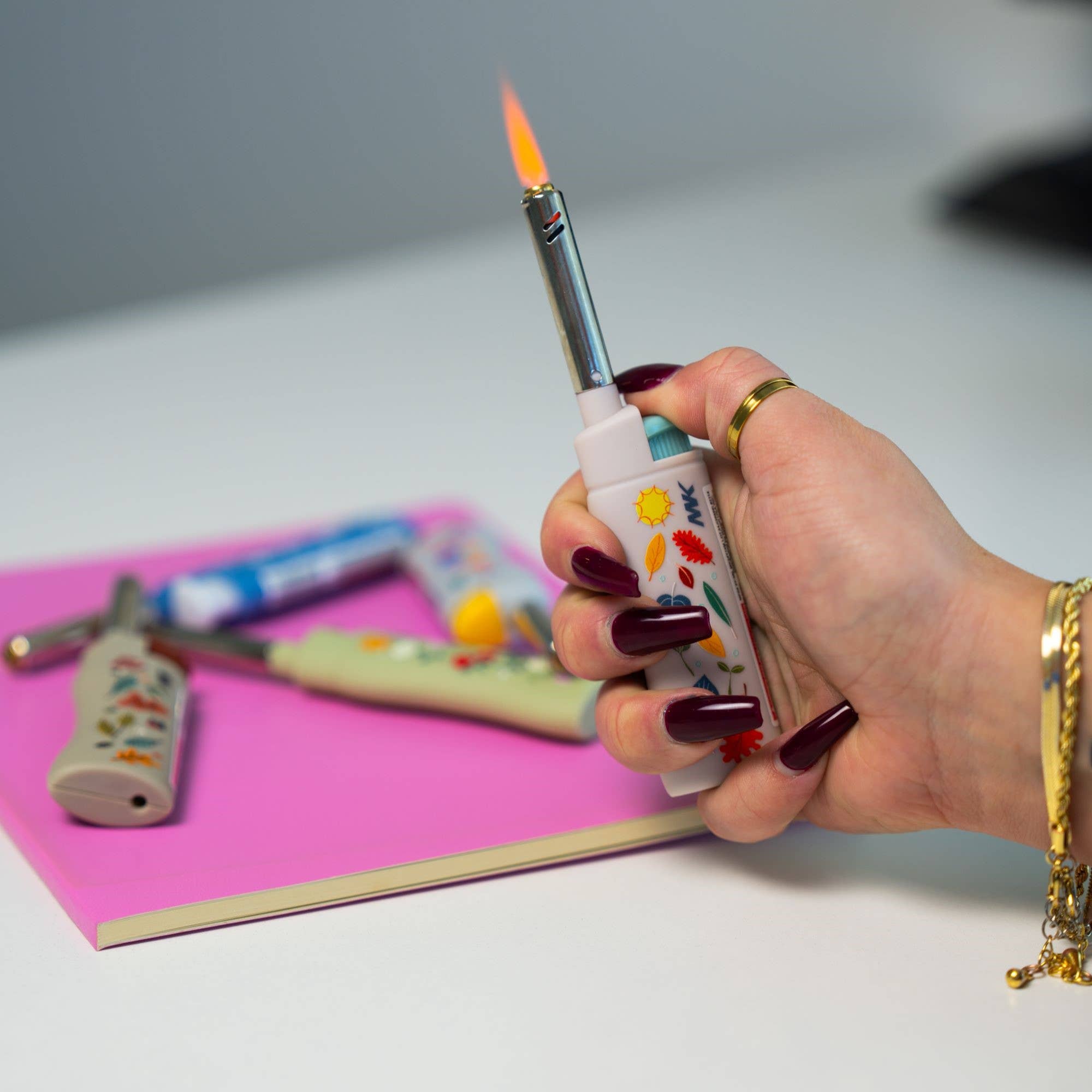 MK Lighter Company - Wholesale Lighter - MK Lighter Range Series, Seasons Set, Windproof Flame 50PC10