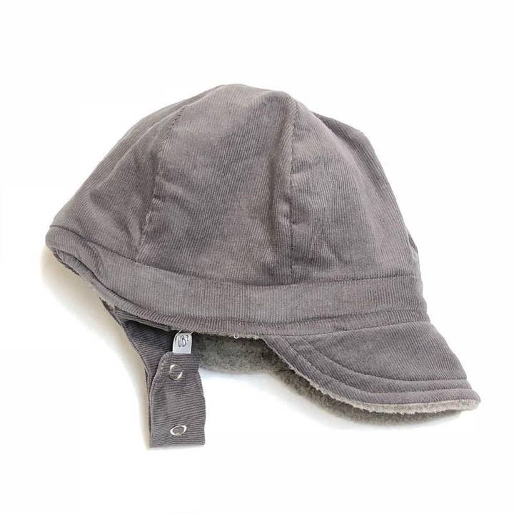 skiCap in Granite Corduroy for wholesale by Urban Baby Bonnets
