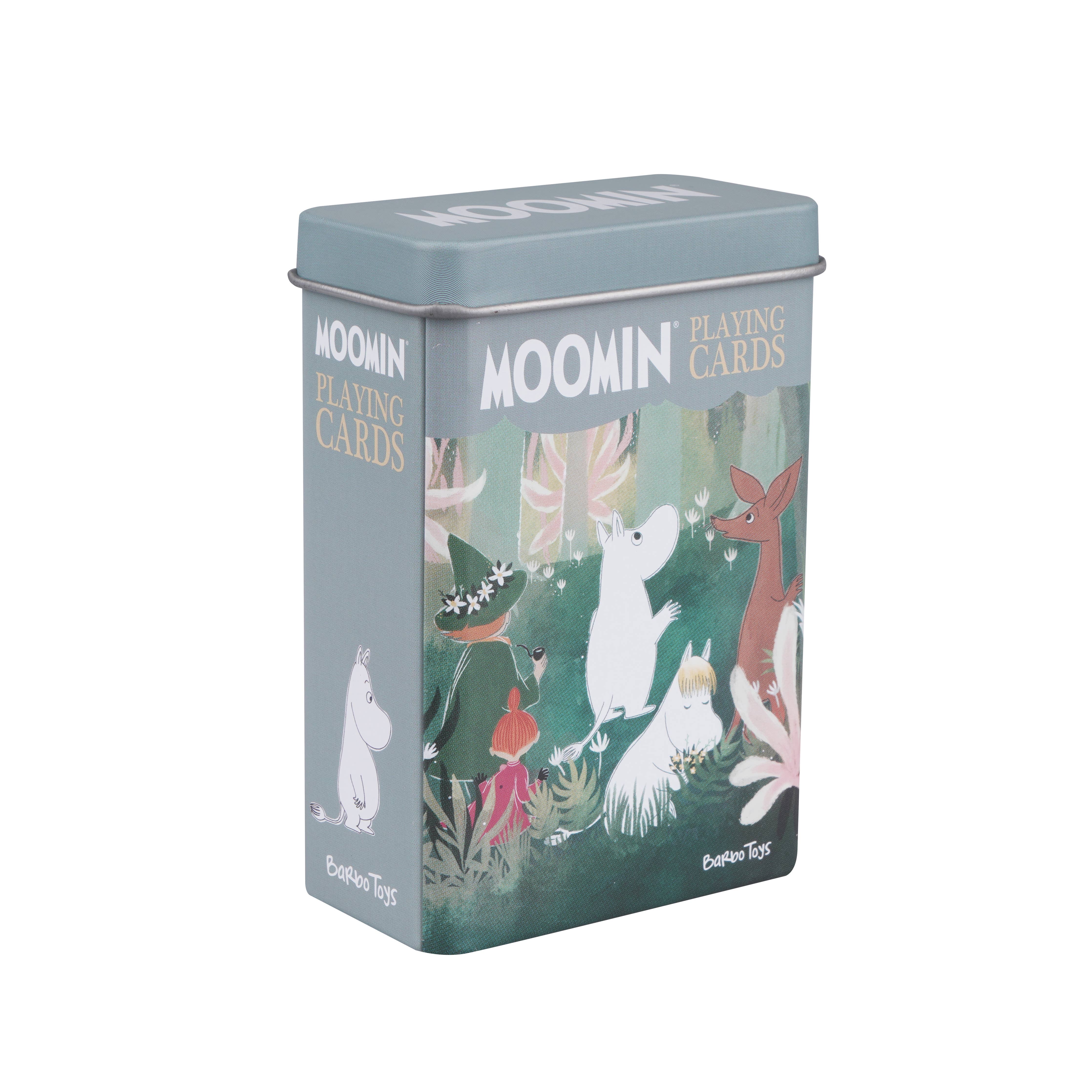 Barbo Toys - Vendita all'ingrosso Carte da gioco - Carte da Gioco Moomin - Latta - Foresta