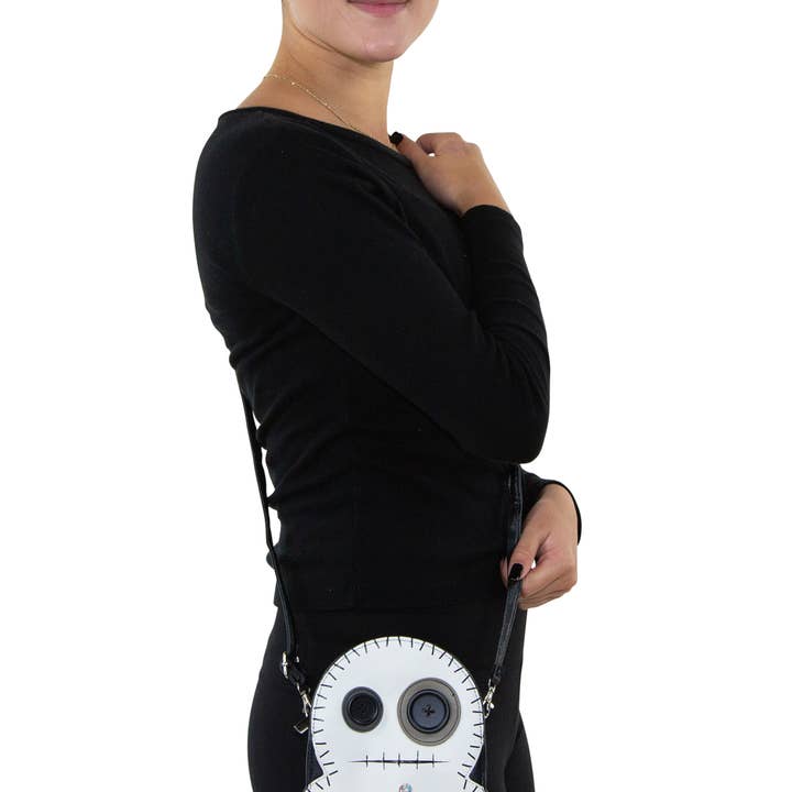 COMECO INC - Wholesale Crossbody Bag - Women's - Stitched Voodoo Doll Shoulder Crossbody Bag in Vinyl Material4