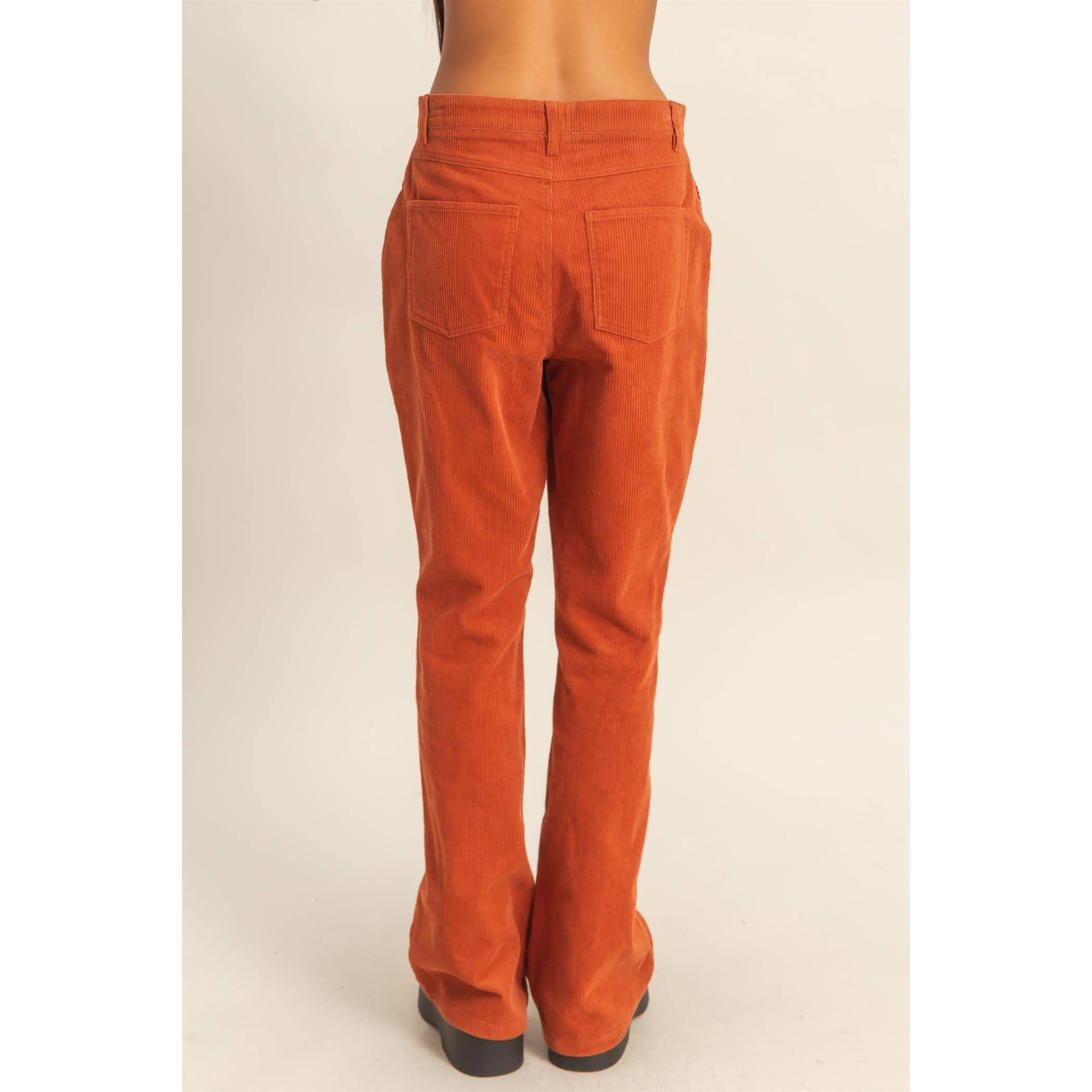 Double Zero - Wholesale Pants - Women's - Corduroy Flare Pants7