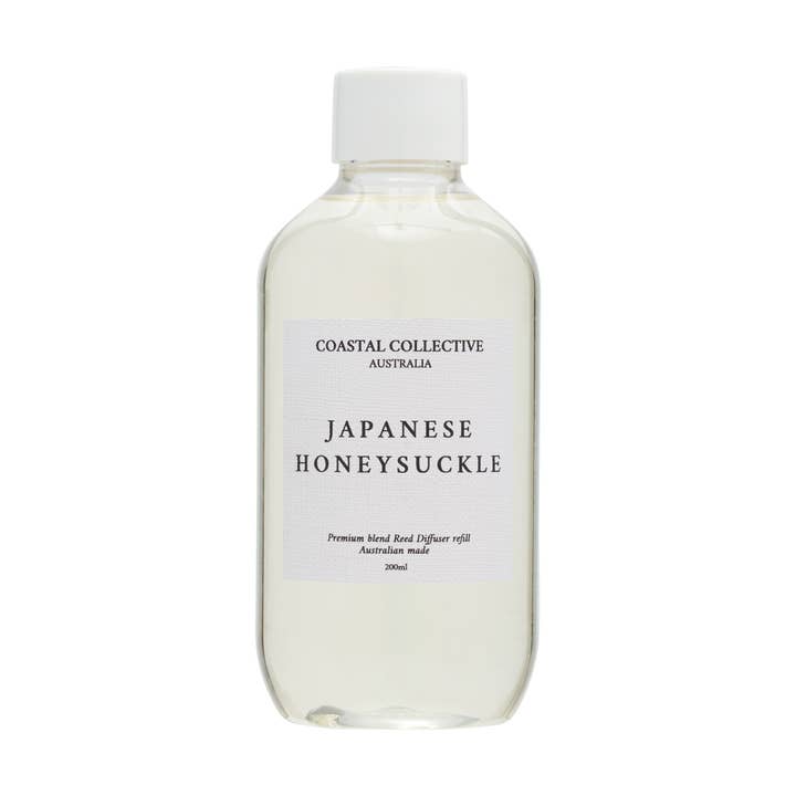 Coastal Collective Australia - Wholesale Fragrance oil - Japanese Honeysuckle 200ml Refill Bottle0