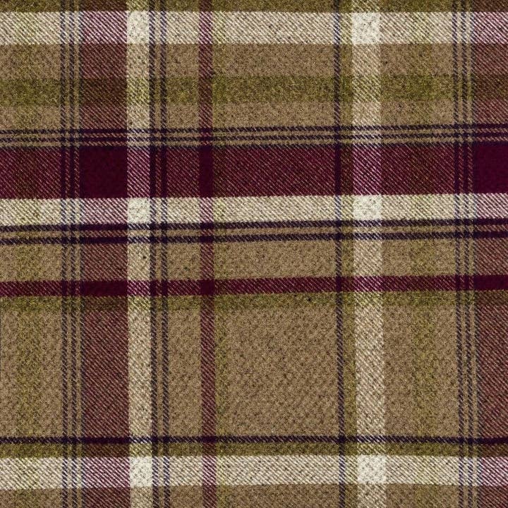 Mcalister textiles - Vente Coussin décoratif - Coussin Heritage à carreaux tartan violet et vert9