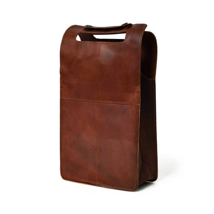 Classy Leather Bags - Wholesale Wine tote - Wine Bottle Leather Cover2