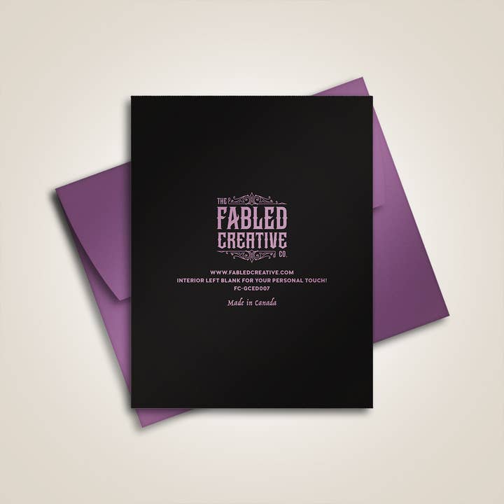 The Fabled Creative Co. - Vente Carte de vœux classique - Vous aurez probablement envie de vous asseoir.. - Carte de vœux1