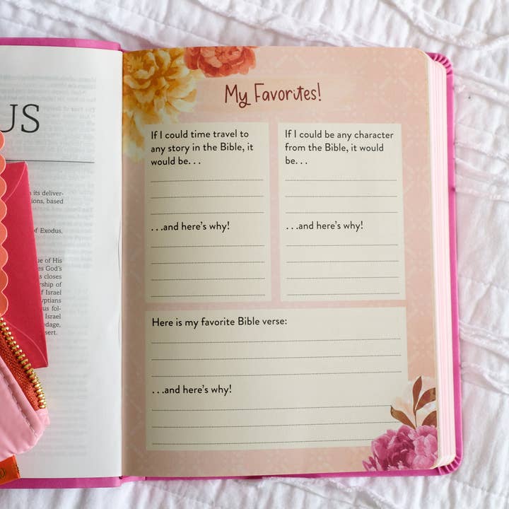 Barbour Publishing, Inc. - Wholesale Religion - My Bible SKJV for Girls (Pink and Gold Florals)6