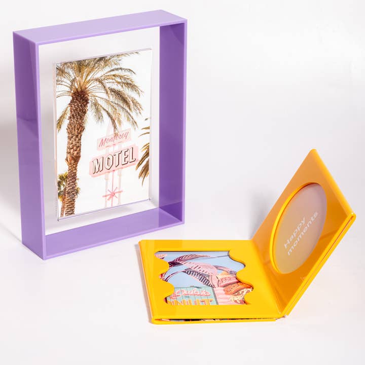 L'expressionist - Wholesale Picture frame - Simple acrylic pop purple photo frame1