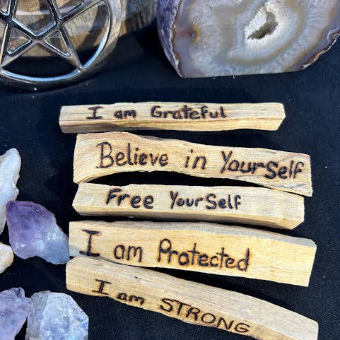 You Are Uniquely Magic - Wholesale Smudge Stick - Hand Burned Palo Santo- The Grateful Collection0