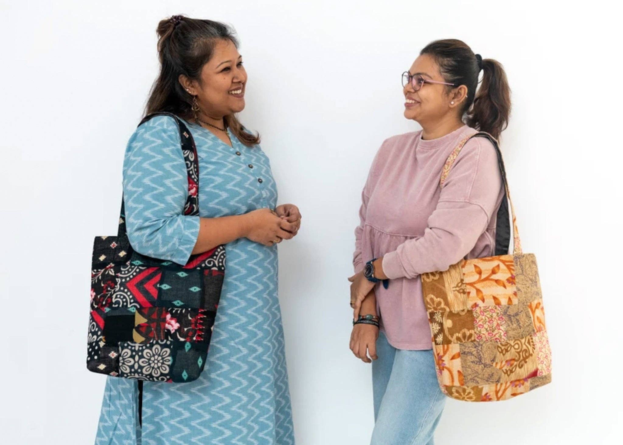 Shakti.ism - Wholesale Tote Bag - Women's - Colourful Sari Patchwork Tote Bag, Fair Trade Market Shopper9