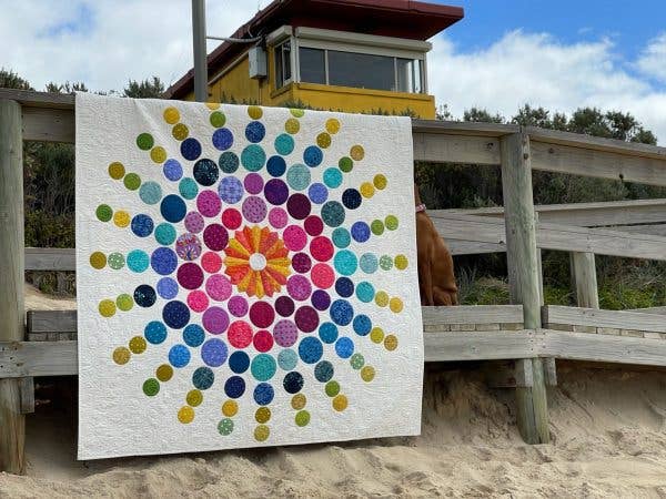 Free Bird Quilting Designs - Wholesale Craft sewing kit - 7. Radiating Circle Pattern3