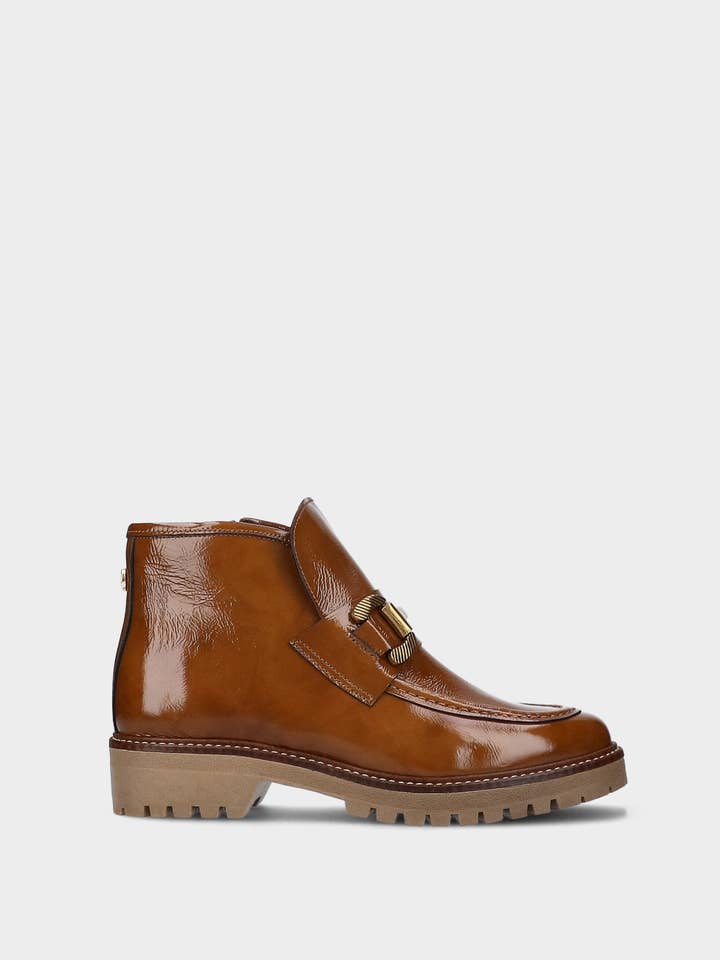 Botim de Senhora RAQUEL83 Camel for wholesale by MLV Portuguese Shoes