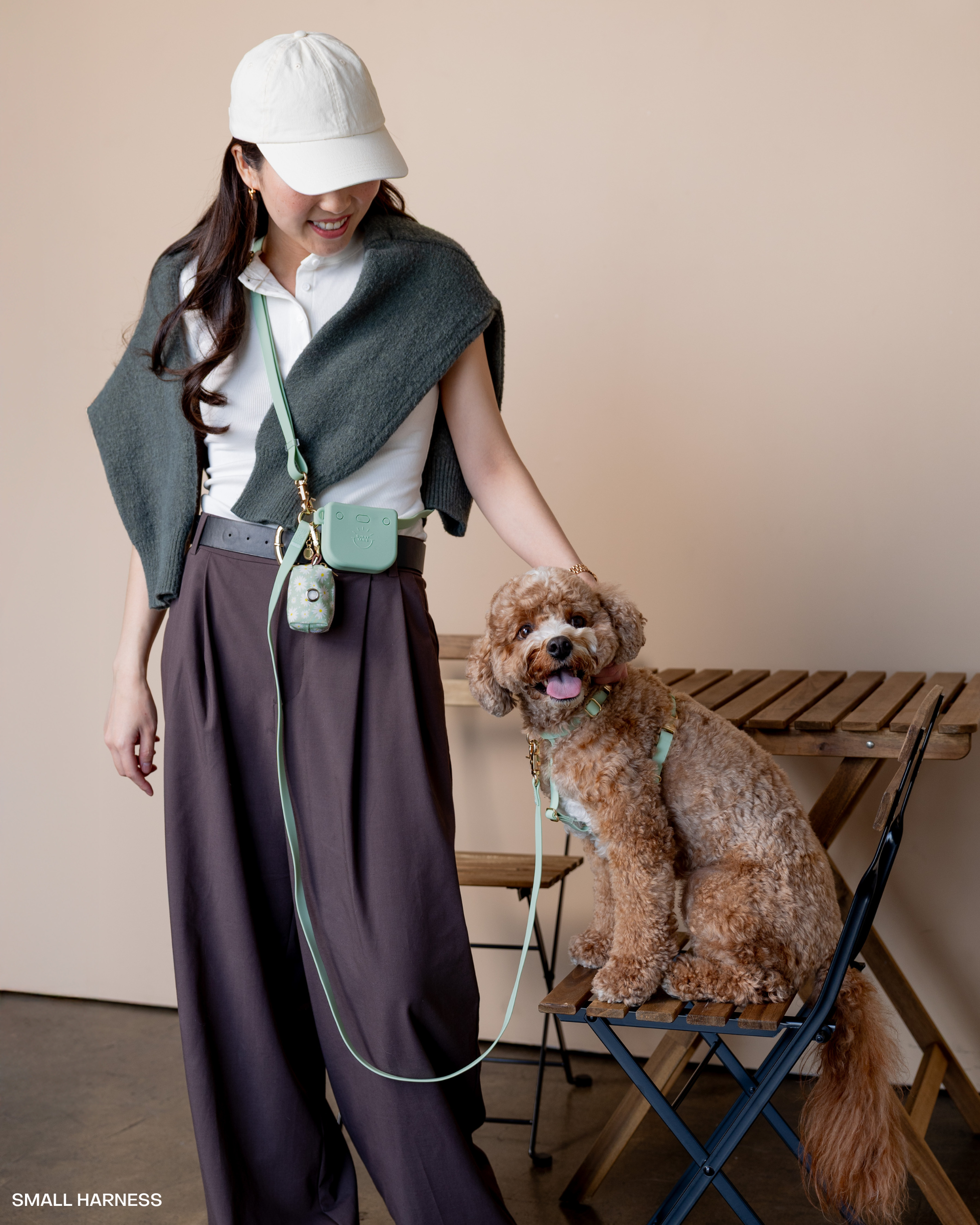 SUNNY TAILS - Wholesale Pet Harness - Dog - Pistachio Green Cloud Lite Dog Harness7