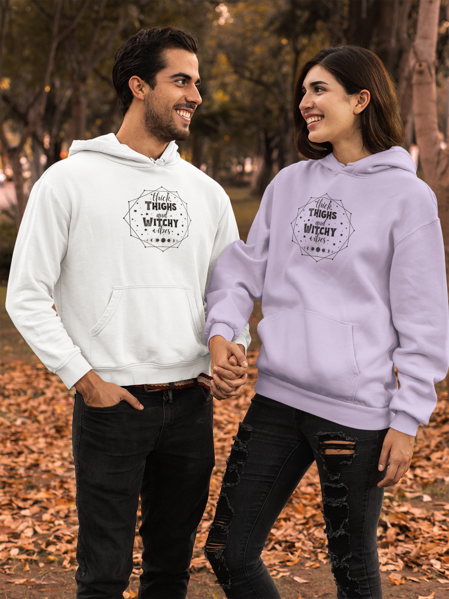 Laney's Castle - Wholesale Hoodie - Unisex - Thick Thighs & Witchy Vibes Hoodie | Plus Size9