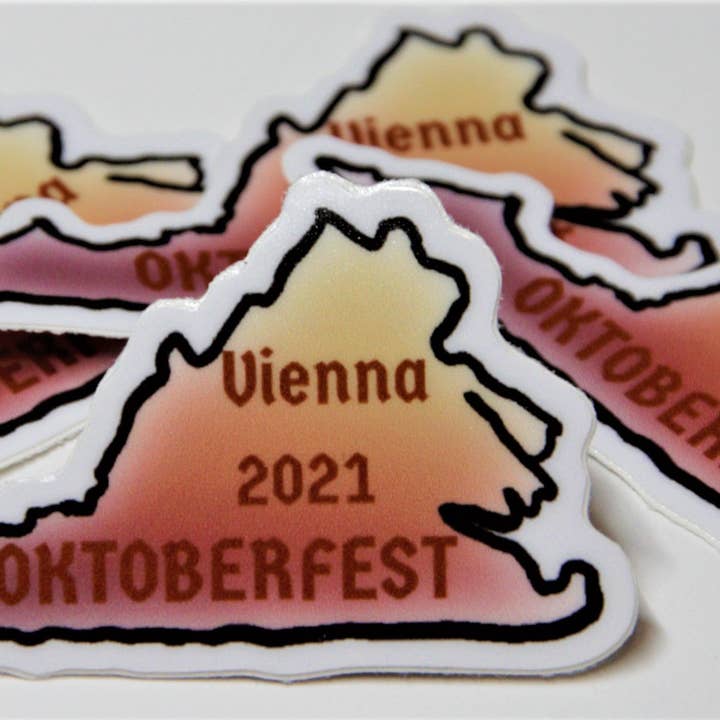 Vienna Oktoberfest 2021 Sticker for wholesale by Southpaw Draws