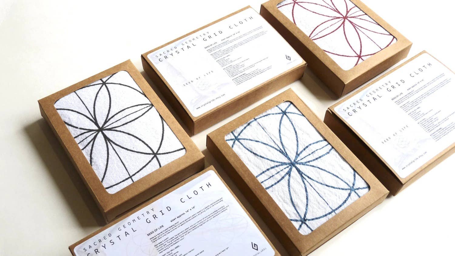 Variety Seed of Life - Crystal Grid Cloth for wholesale on Faire4