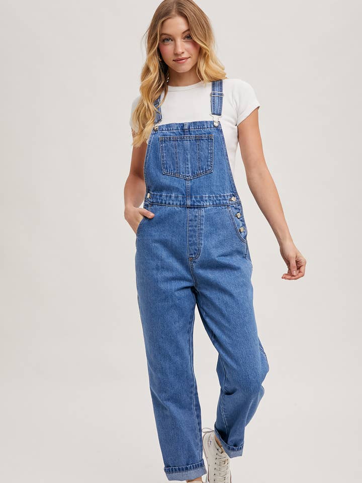 Bluivy - Wholesale Overalls - Women's - DENIM STRAIGHT LEG OVERALLS JUMPSUIT8