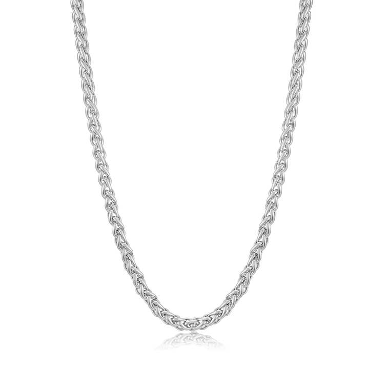 Invicta Sieraden Spiga Tarweketting Ketting (8mm) - 24" voor wholesale door West Coast Jewelry