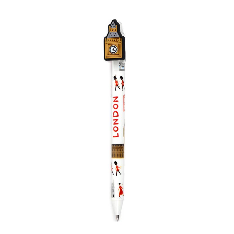 Puckator Ltd – wholesale Pen – Inkredible Erasable Pen with PVC London Souvenir Topper2