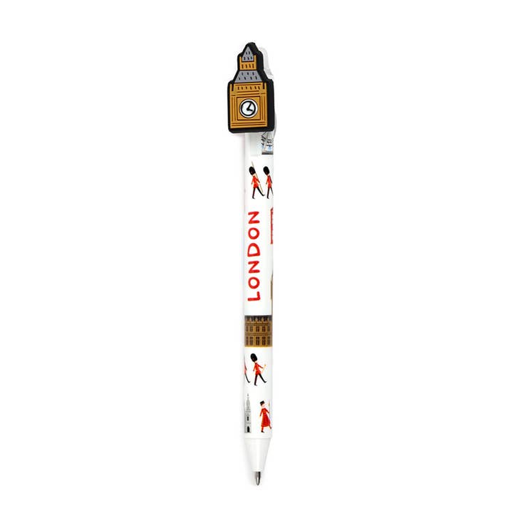 Puckator Ltd – wholesale Pen – Inkredible Erasable Pen with PVC London Souvenir Topper2