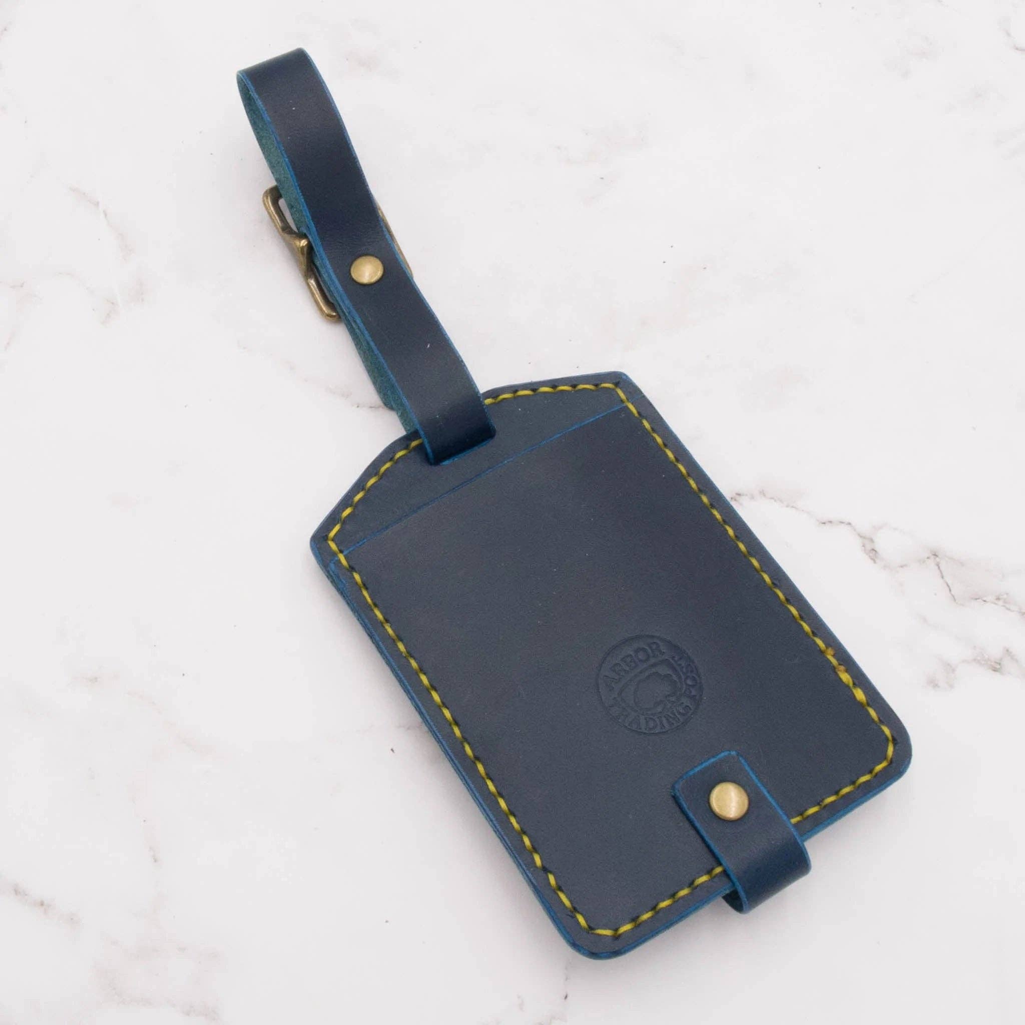 Arbor Trading Post - Wholesale Luggage Tag - Handcrafted Leather Luggage Tag5