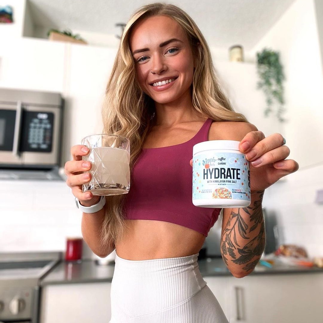 Coffee Over Cardio® - Wholesale Beverage Mix - Dippin' Dots® Hydrate Rainbow Ice Electrolyte Powder Drink 1