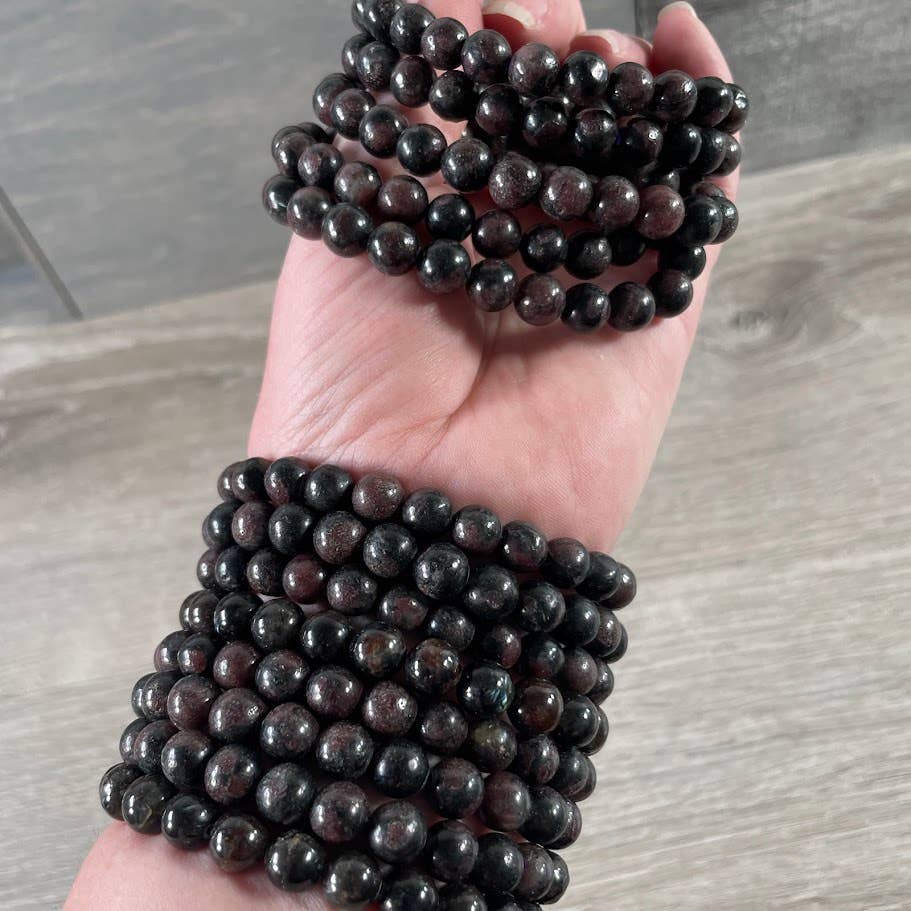 Keystone Crystals - Wholesale Beaded Bracelet - 8mm Round Gemstone Beaded Bracelets – Assorted Crystals Bulk88