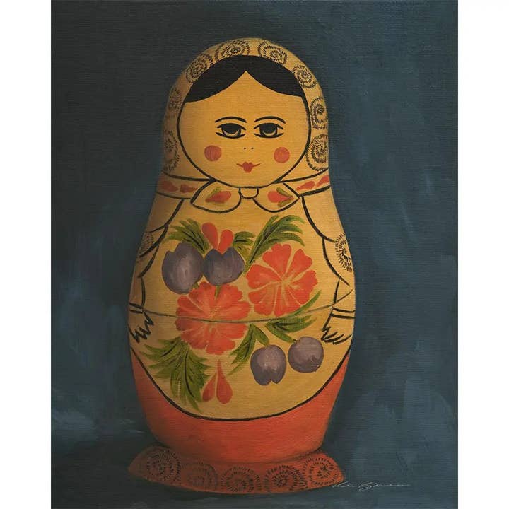 MATRYOSHKA DOLL | Kunstdruck für den Großhandel von Kate Bitsakos Studio