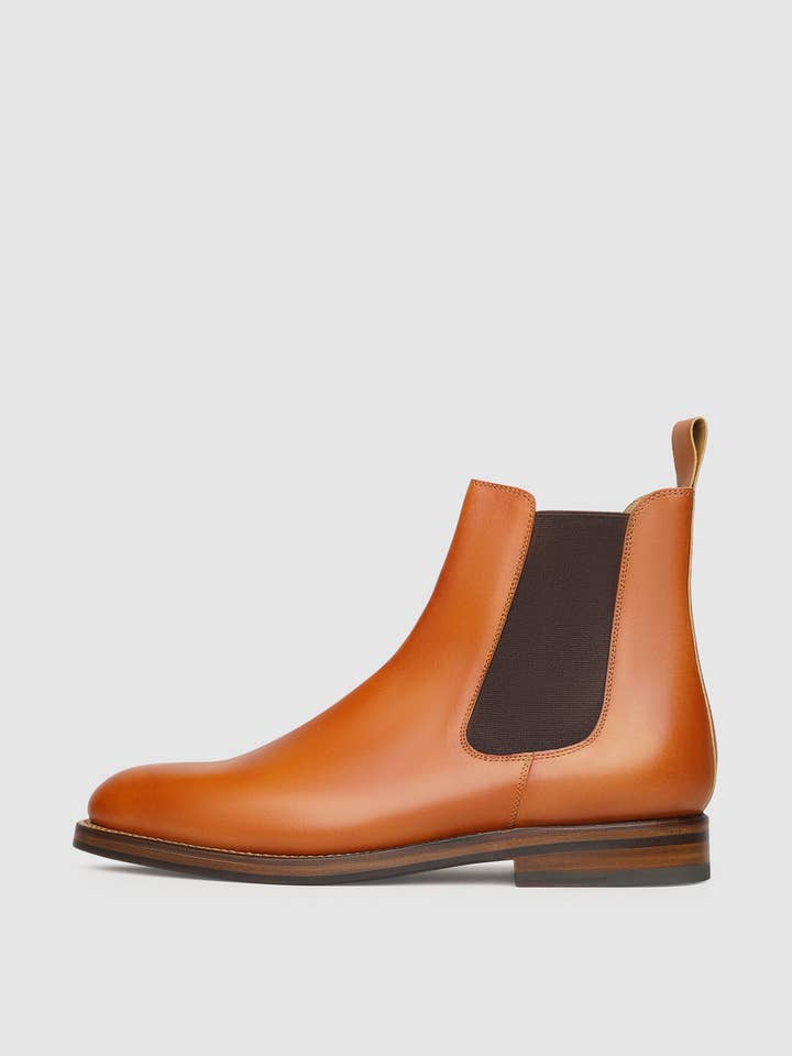 Lucerne Plain TC, Boots, Goodyear Welted, Calf Leather, Brown for wholesale by Heinrich Dinkelacker