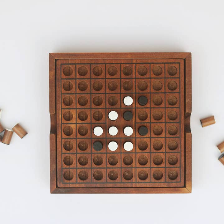 SUCK UK Ltd - USA - Vente Jeux de société - Reversi - Jeu de stratégie en bois