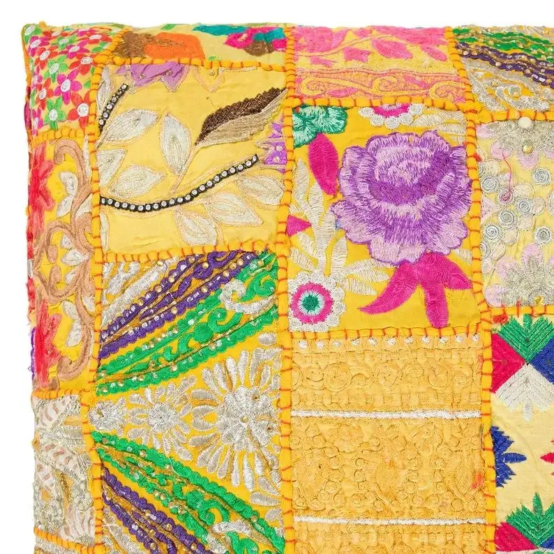 GYPSY STUDIO – wholesale Golvkudde – Bohemiska golvkuddar dekorativ kuddfodral sari stor5