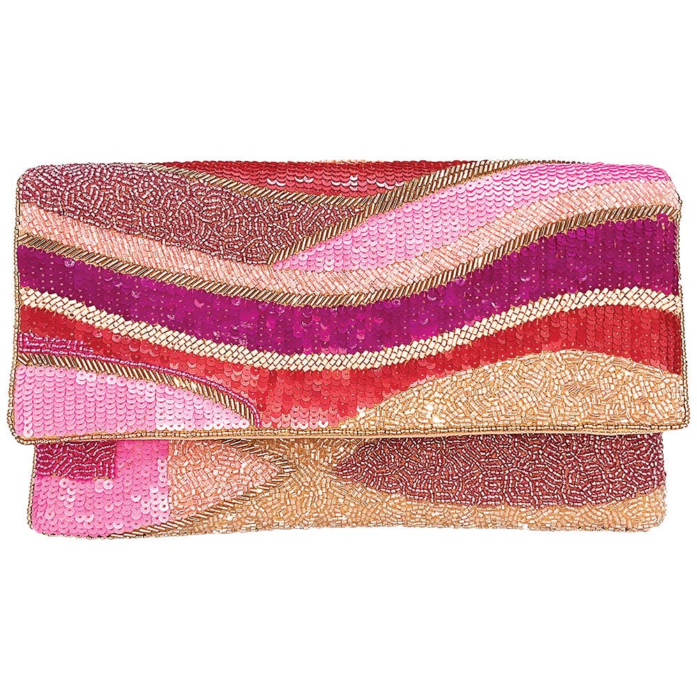 Ole - Wholesale Clutch Bag - Women's - Pastel Pattern Bead Clutch3