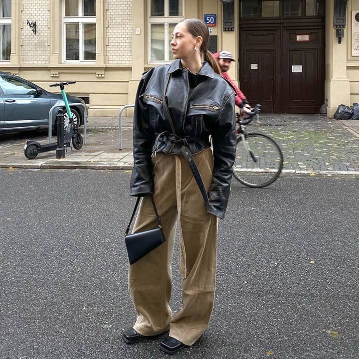 Marayn - Wholesale Pants - Women's - Vintage Corduroy Wide Leg Pants Autumn/Winter 20259