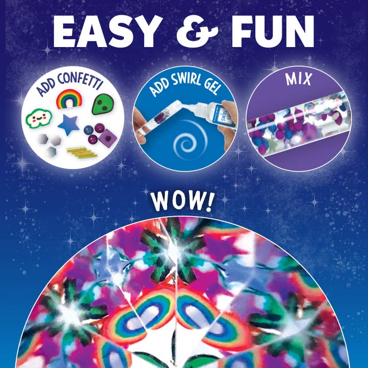 Faber-Castell / Creativity for Kids - Wholesale DIY Craft Kit - Kids - Make Your Own Magic Swirl Kaleidoscope Craft Kit for Kids3