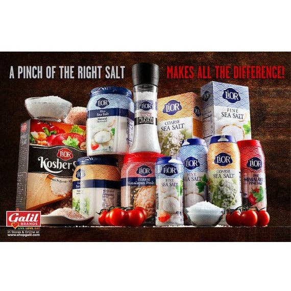 Galil Brands - Wholesale Salt - Coarse Sea Salt | Chefs Jar | 35.2 oz | LiOR