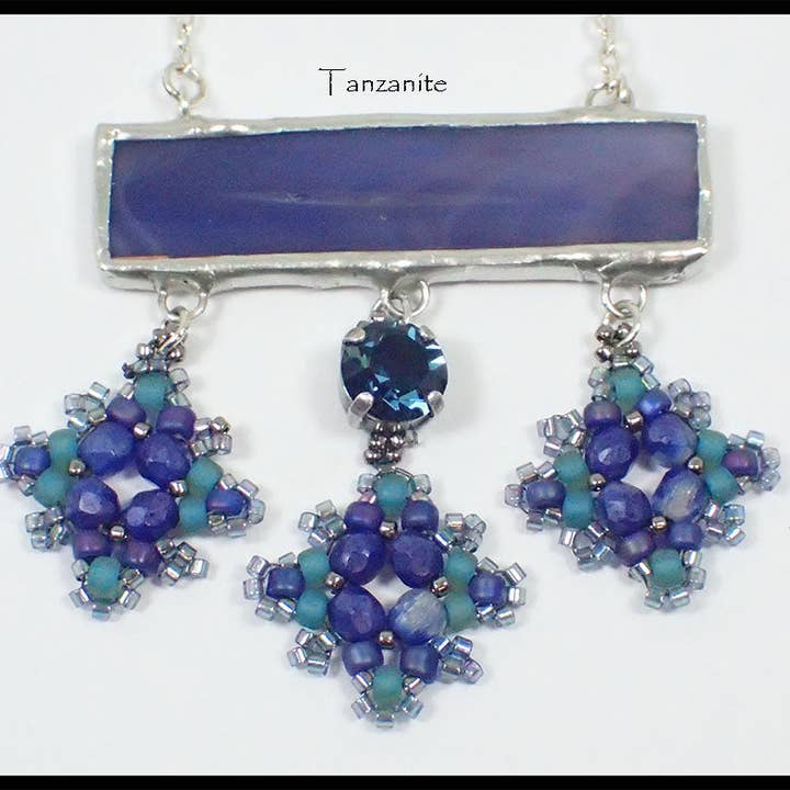 Deco Drops Artisan Necklace for wholesale by Glass Garden Beads Collective, PLLC