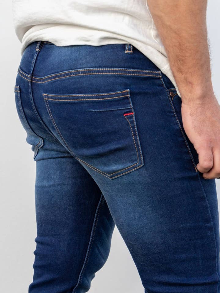 Custi Mikelo: Men's Clothing & Christmas Gifts - Wholesale Jeans - Men's - Stone Elastic Jeans | Curro0