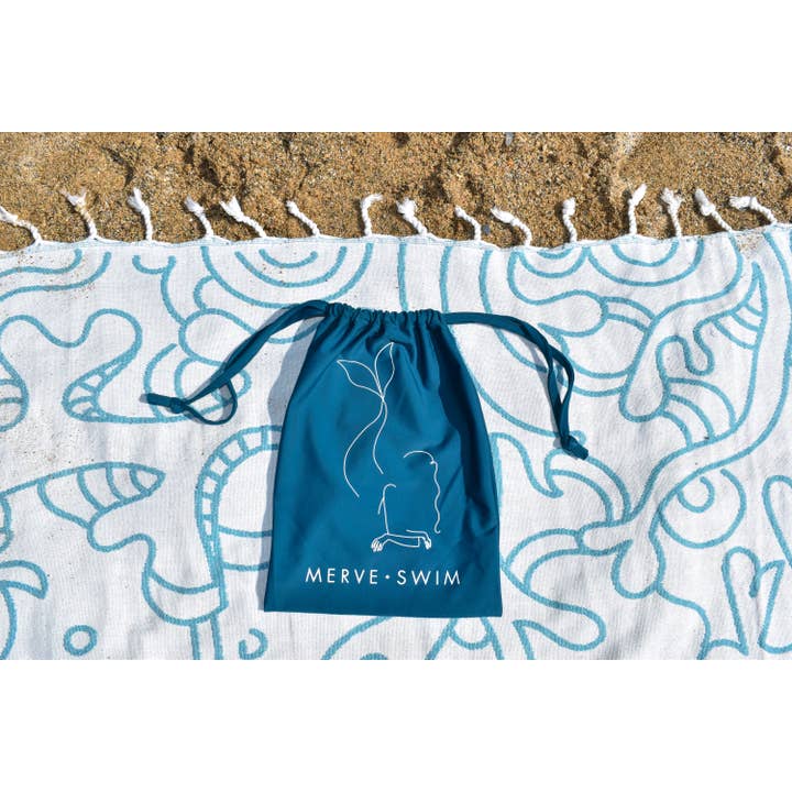 Merve Swim – wholesale Drawstring bag – women's – Drawstring Bag - Teal