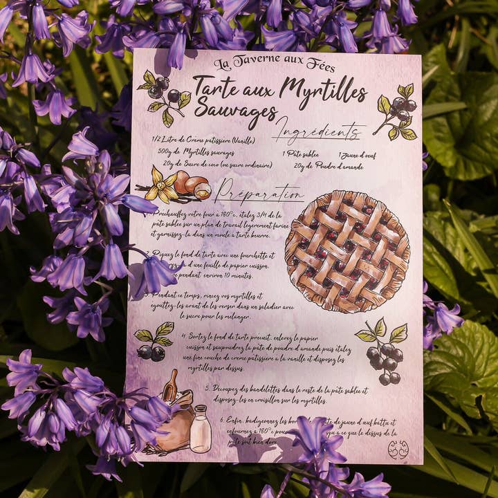 Wild Blueberry Pie Recipe for wholesale by Faërie