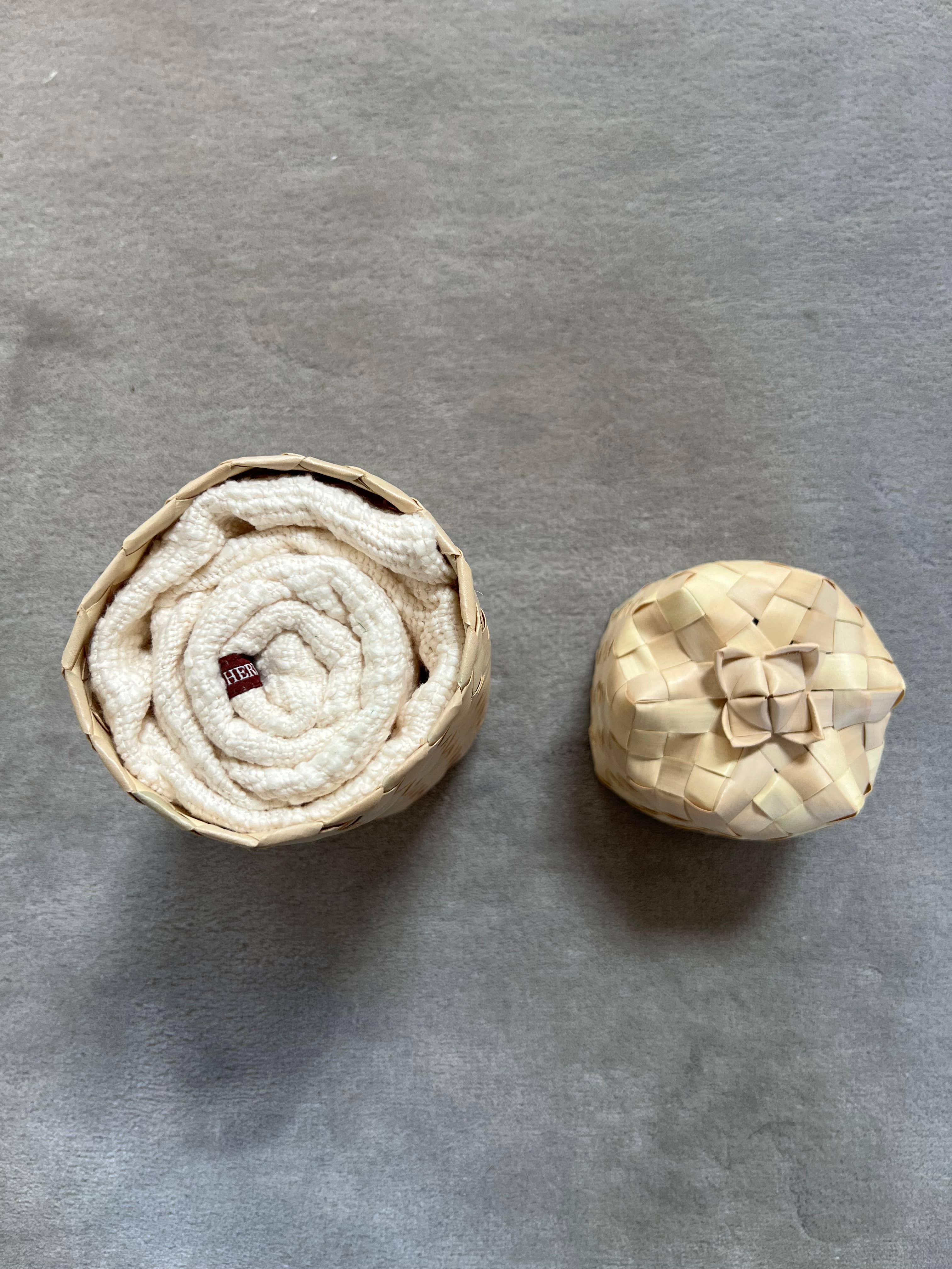 Krama Heritage - Wholesale Scarf - Unisex - The Ivory Natural Krama4