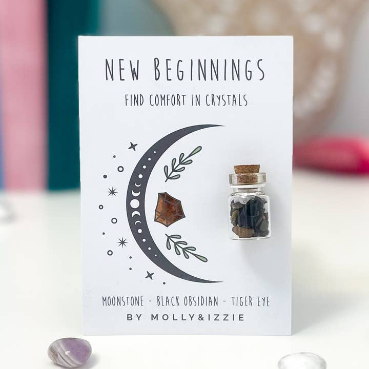 by Molly&Izzie - Wholesale Spiritual Stone/Crystal - Jar Of Crystals - New Beginnings0