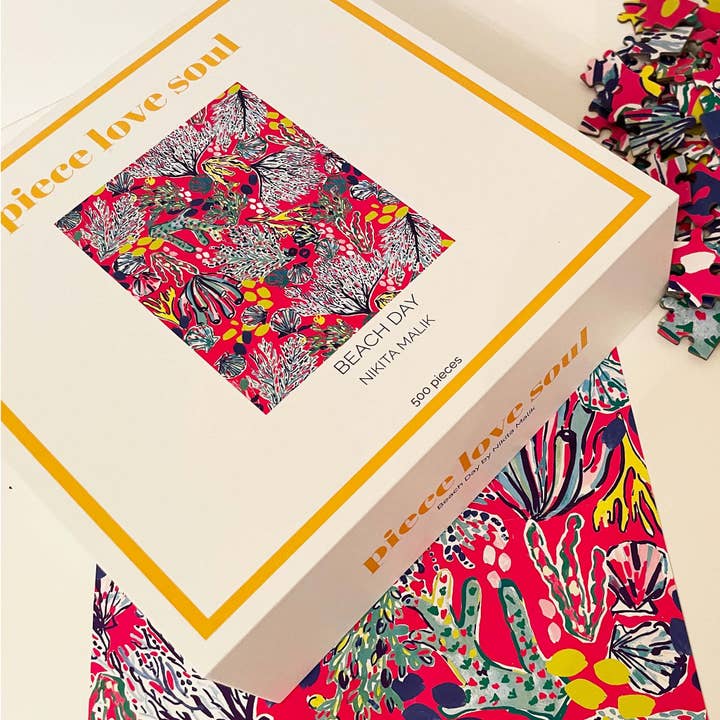 Beach Day Puzzle, Nikita Malik for wholesale by Piece Love Soul