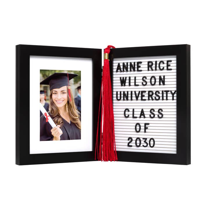 Kate & Milo - Wholesale Picture Frame - Graduation Tassel Letterboard Photo Frame, Graduation Gifts
