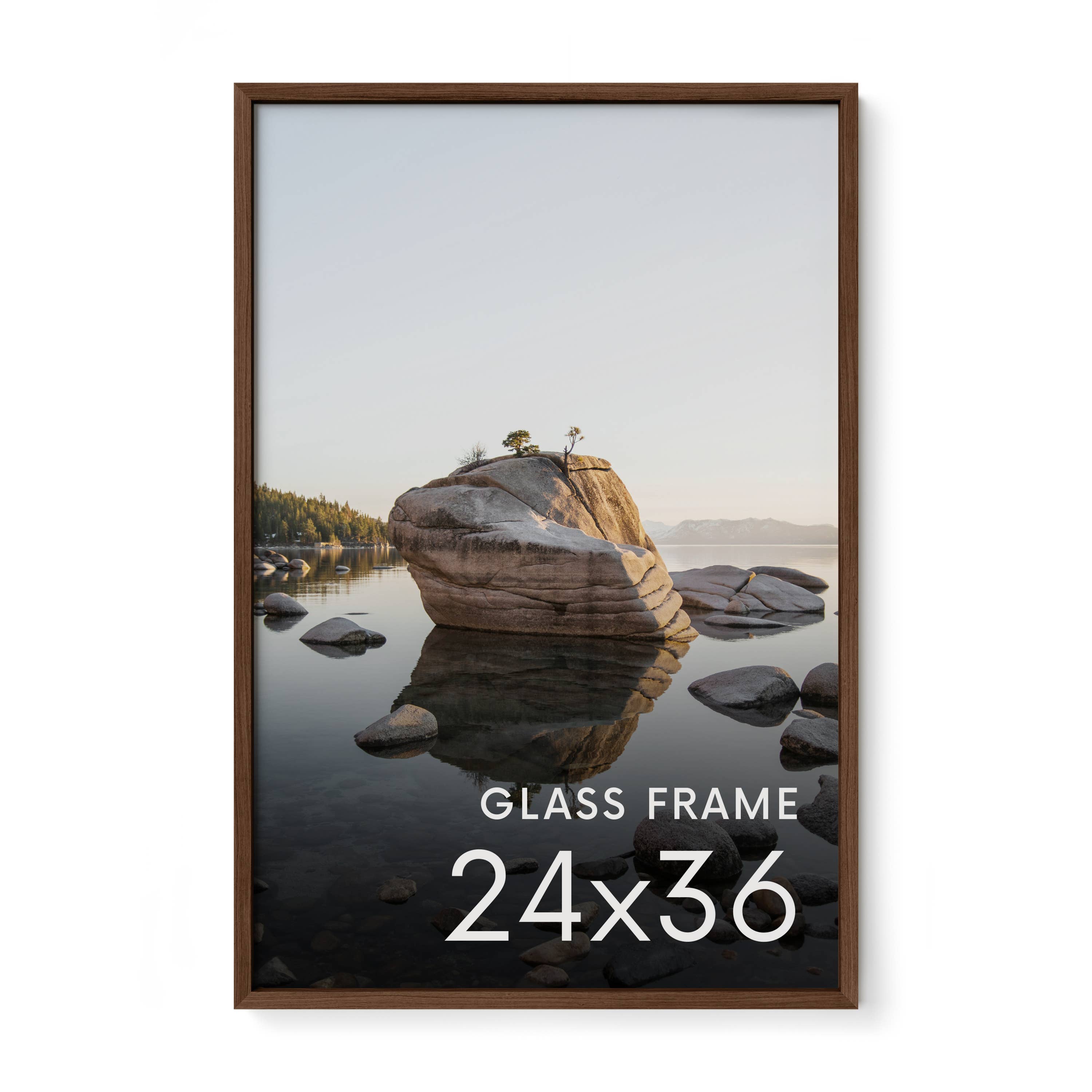 Haus and Hues - Wholesale Picture Frame - Walnut Oak Frame with Glass19