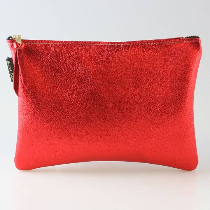 Zina Kao Exclusives - Wholesale Pouch - Women's - Metallic Everyday Pouch: 4 sizes! Ginger/Monroe/Carter++