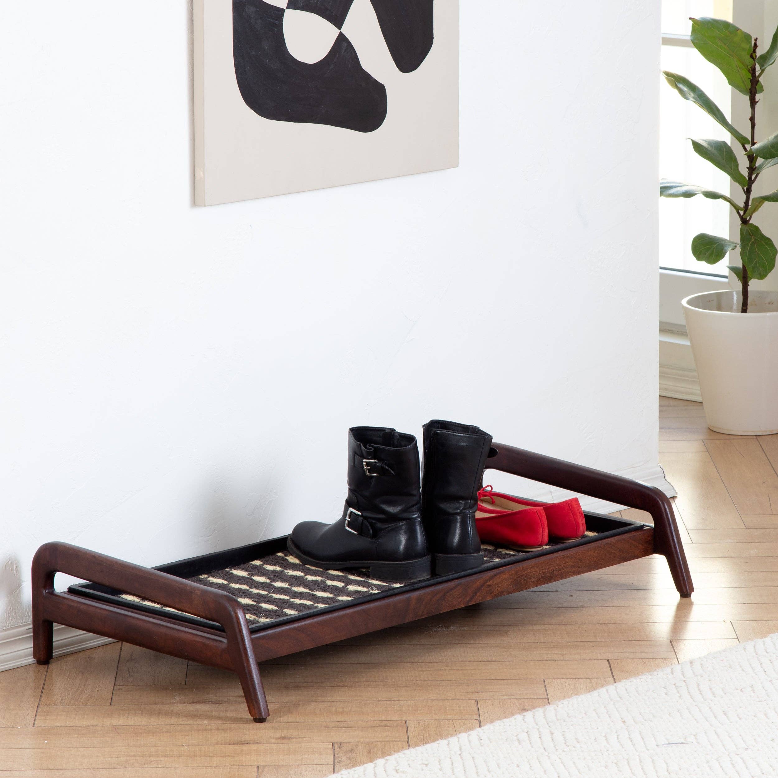 Anji Mountain - Wholesale Shoe Rack - Wooden Boot Tray (Single Tier) - Stevie & Paul (008)5
