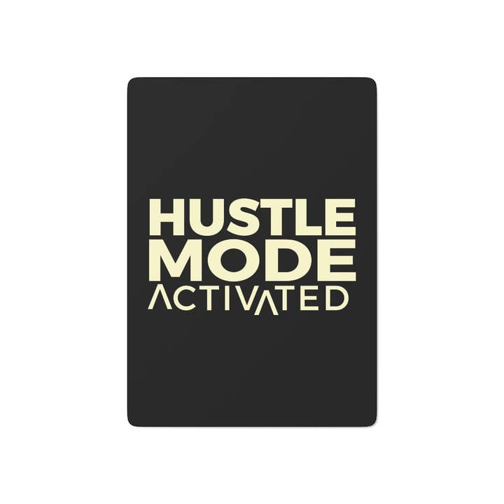 Achetez Martian Merch™ | Cartes de poker personnalisées activées en mode Hustle | Legacy-Minded Individual™ pour la vente par Buy Martian Merch™