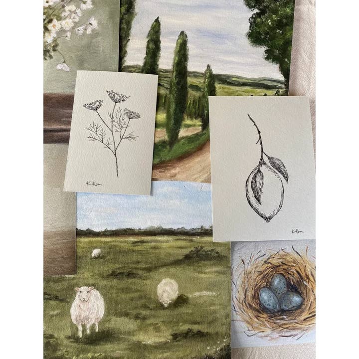 Krista Kim Studio - Wholesale Art Print - SHEEP IV - Art Print (unframed)4