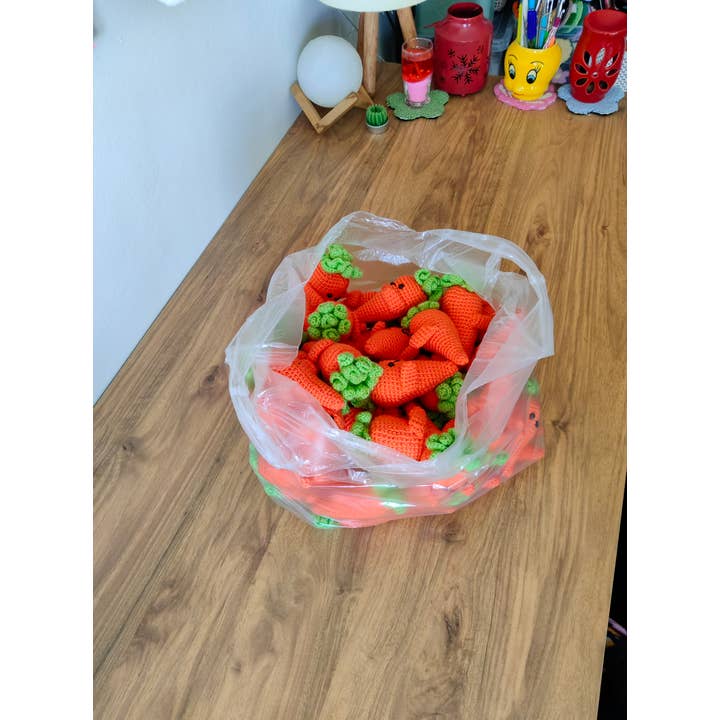 despinacrafting - Wholesale Stuffed/plush toy – Kids & baby - Crochet Amigurumi Carrot, Stuffed Vegetable2